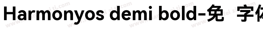 Harmonyos demi bold字体转换
